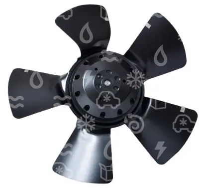 ventilátor sací, d = 250 mm, 1~230V, 50/60 Hz, 2 pol, EBM PAPST /26425